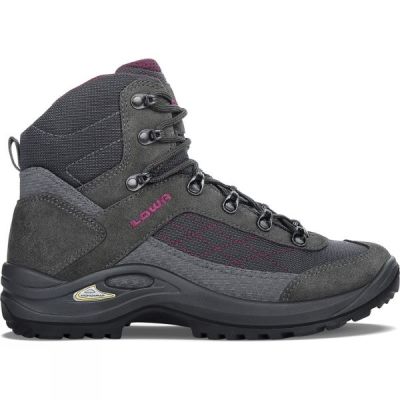 Botas Lowa Taurus GTX Mid Mujer Gris Oscuro / Turquesa - Chile MNE082473